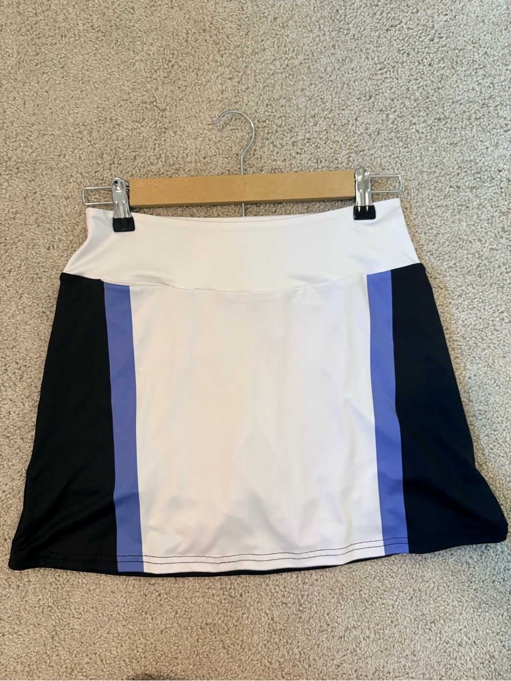 Golftini A-Line Athletic Skort with Blue Accent